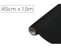 Rollo adhesivo d-c-fix negro metal brillo ancho 45 cm largo 1,5 mt