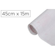 Rollo adhesivo d-c-fix transparente ancho 45 cm largo 15 mt