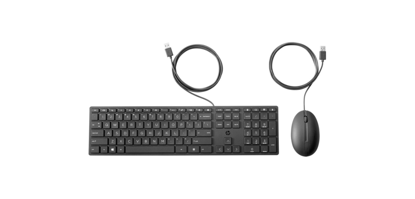 HP Teclado + Ratón con cables Desktop 320MK