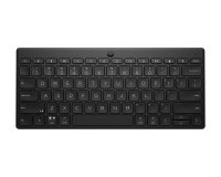 Teclado hp 355 multidispositivo bluetooth inalambrico color negro