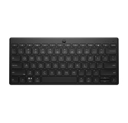 Teclado hp 355 multidispositivo bluetooth inalambrico color negro