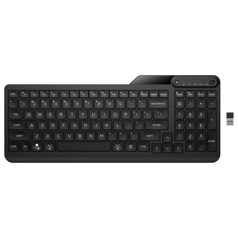 Teclado hp 475 dual inalambrico color negro