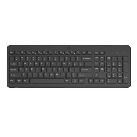 Teclado hp 225 inalambrico qwerty color negro