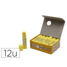 Tempera solida playcolor basic one 10 gr amarillo caja de 12 unidades
