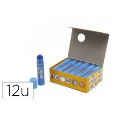 Tempera solida playcolor basic one 10 gr azul claro caja de 12 unidades