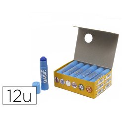 Tempera solida playcolor basic one 10 gr azul claro caja de 12 unidades