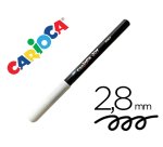 Rotulador carioca joy punta fina 2,8 mm lavable color negro