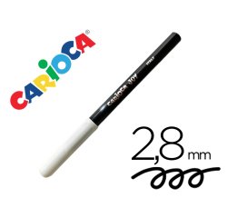 Rotulador carioca joy punta fina 2,8 mm lavable color negro