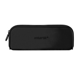 Estuche portatodo antartik prisma silicona soft rectangular 185x50x75 mm color negro