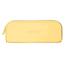 Estuche portatodo antartik prisma silicona soft rectangular 185x50x75 mm color amarillo