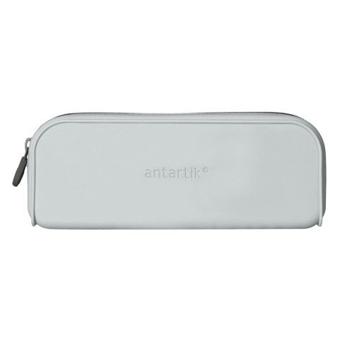 Estuche portatodo antartik prisma silicona soft rectangular 185x50x75 mm gris