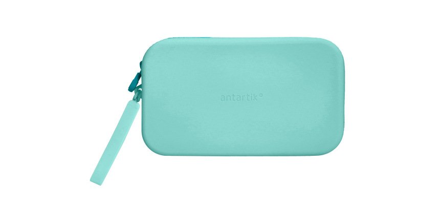 Estuche portatodo antartik tropical dive silicona soft rectangular 190x120x25 mm menta