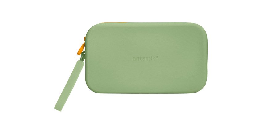 Estuche portatodo antartik tropical dive silicona soft rectangular 190x120x25 mm verde militar