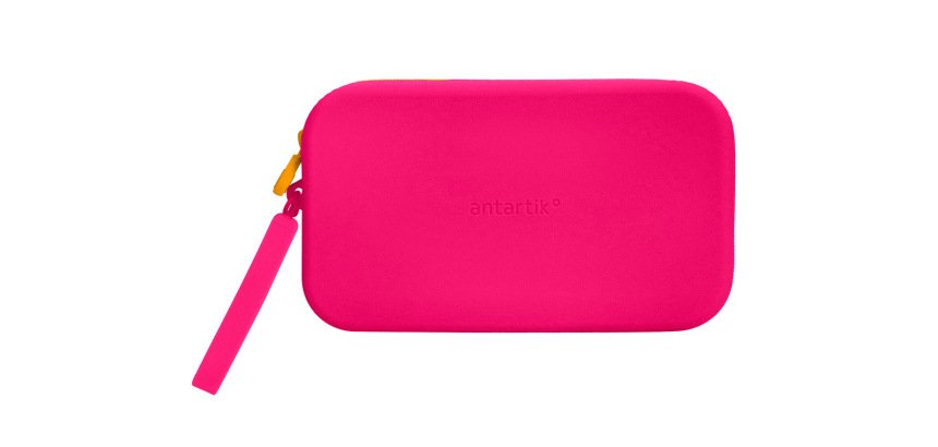 Estuche portatodo antartik tropical dive silicona soft rectangular 190x120x25 mm rosa fucsia