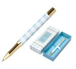 Roller belius perfect picnic day aluminio azul celeste dorado tinta color negro caja de diseño