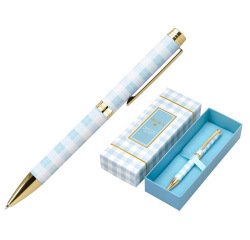 Roller belius perfect picnic day aluminio azul celeste dorado tinta color negro caja de diseño
