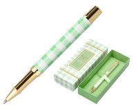 Roller belius picnic aluminio color verde dorado tinta color negro caja de diseño