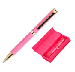 Boligrafo belius wild west aluminio color rosa dorado tinta color azul caja de diseño