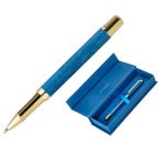 Roller belius wild west aluminio color azul marino dorado tinta color negro caja de diseño
