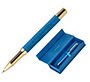 Roller belius wild west aluminio color azul marino dorado tinta color negro caja de diseño