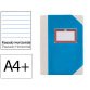 Libro cartone cosido fernandes flecha din a4+ rayado horizontal 50 hojas 100 gr azul