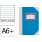 Libro cartone cosido fernandes flecha din a6+ rayado horizontal 50 hojas 100 gr amarillo