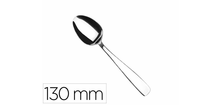 Cuchara cafe jay mesa hotel acero inoxidable 18/10 longitud 141 mm