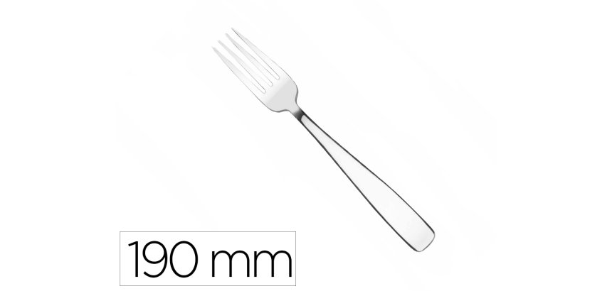 Tenedor jay mesa hotel acero inoxidable 18/10 longitud 195 mm