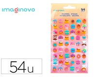 Pegatinas imaginovo dulces magic dreams con relieve 190x105 mm en blister