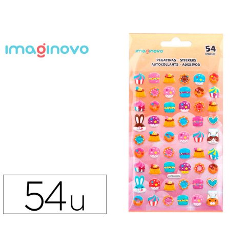 Pegatinas imaginovo dulces magic dreams con relieve 190x105 mm en blister