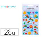 Pegatinas imaginovo arcoiris magic dreams con relieve 190x105 mm en blister