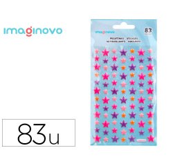 Pegatinas imaginovo estrellas magic dreams con relieve 190x105 mm en blister