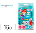 Pegatinas imaginovo sirenas magic dreams con relieve 210x130 mm en blister