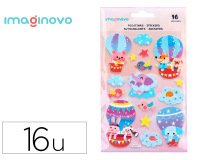 Pegatinas imaginovo globo magic dreams con relieve 210x130 mm en blister