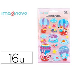 Pegatinas imaginovo globo magic dreams con relieve 210x130 mm en blister