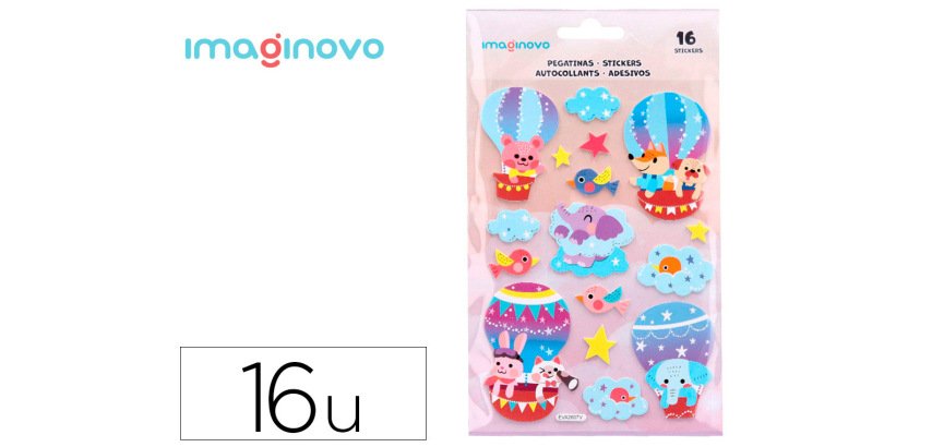 Pegatinas imaginovo globo magic dreams con relieve 210x130 mm en blister