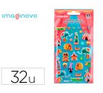 Pegatinas imaginovo kids circo goma eva 190x105 mm en blister