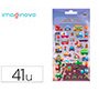 Pegatinas imaginovo kids coches con relieve 190x105 mm en blister