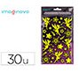 Pegatinas imaginovo luminosas hadas con relieve 190x105 mm en blister
