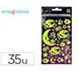 Pegatinas imaginovo luminosas luna con relieve 250x145 mm en blister