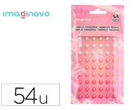 Pegatinas imaginovo gemas blancas y rosas brillantes con relieve para todas superficies 190x105 mm en