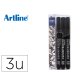 Rotulador artline calibrado micrometrico negro illustration pen billetera ek-280w3iln resistente al