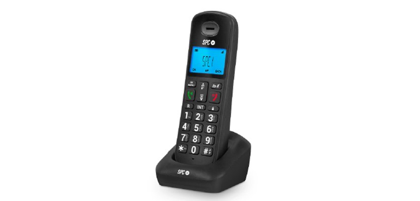 Telefono spc inalambrico dect gossip 2 pantalla retroiluminada modo eco identificador de llamadas