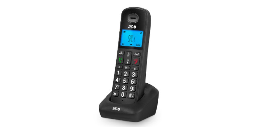 Telefono spc inalambrico dect gossip 2 pantalla retroiluminada modo eco identificador de llamadas