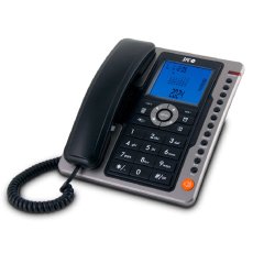 Telefono spc sobremesa/mural pantalla 3,5\" retroiluminada con rellamada opcion mute 7 memorias directas color negro