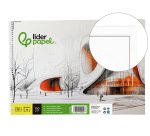 Bloc dibujo liderpapel lineal vanguardia espiral 230x325mm 20 hojas 130g/m2 con recuadro perforado