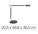 Lampara de escritorio maul led 5w 618lm luz ajustable panel tactil doble brazo negra