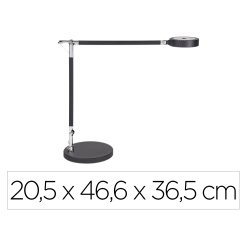 Lampara de escritorio maul led grace color vario color negro 205x466x365 mm