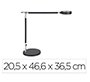 Lampara de escritorio maul led 5w 618lm luz ajustable panel tactil doble brazo negra