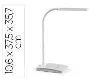 Lampara de escritorio maul led pearly tres niveles intensidad color blanco 106x375x357 mm